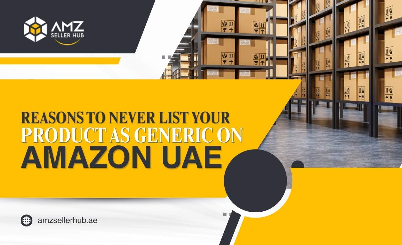 Reasons to Never List Your Product as Generic on Amazon UAE